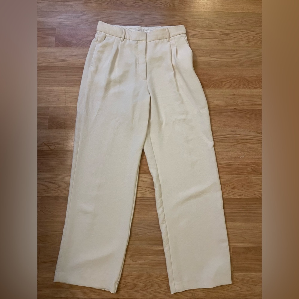 Aritzia Cream Trousers